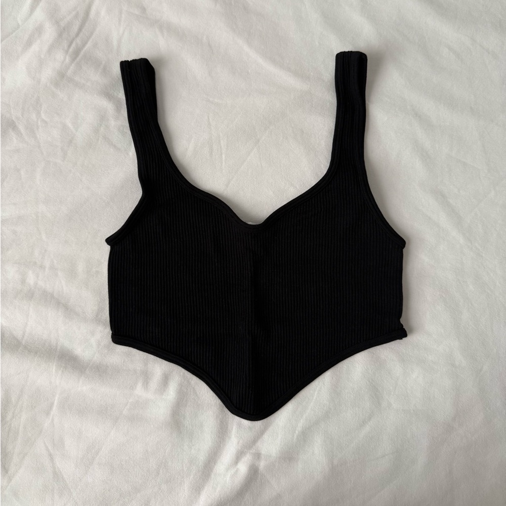 Zara Ribbed Cropped tank top